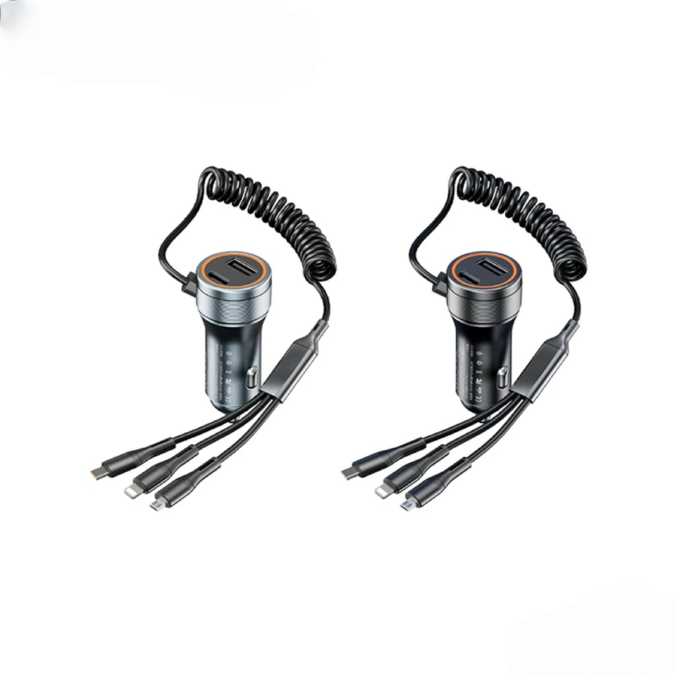 USB A And C Car Charger With Cable factory