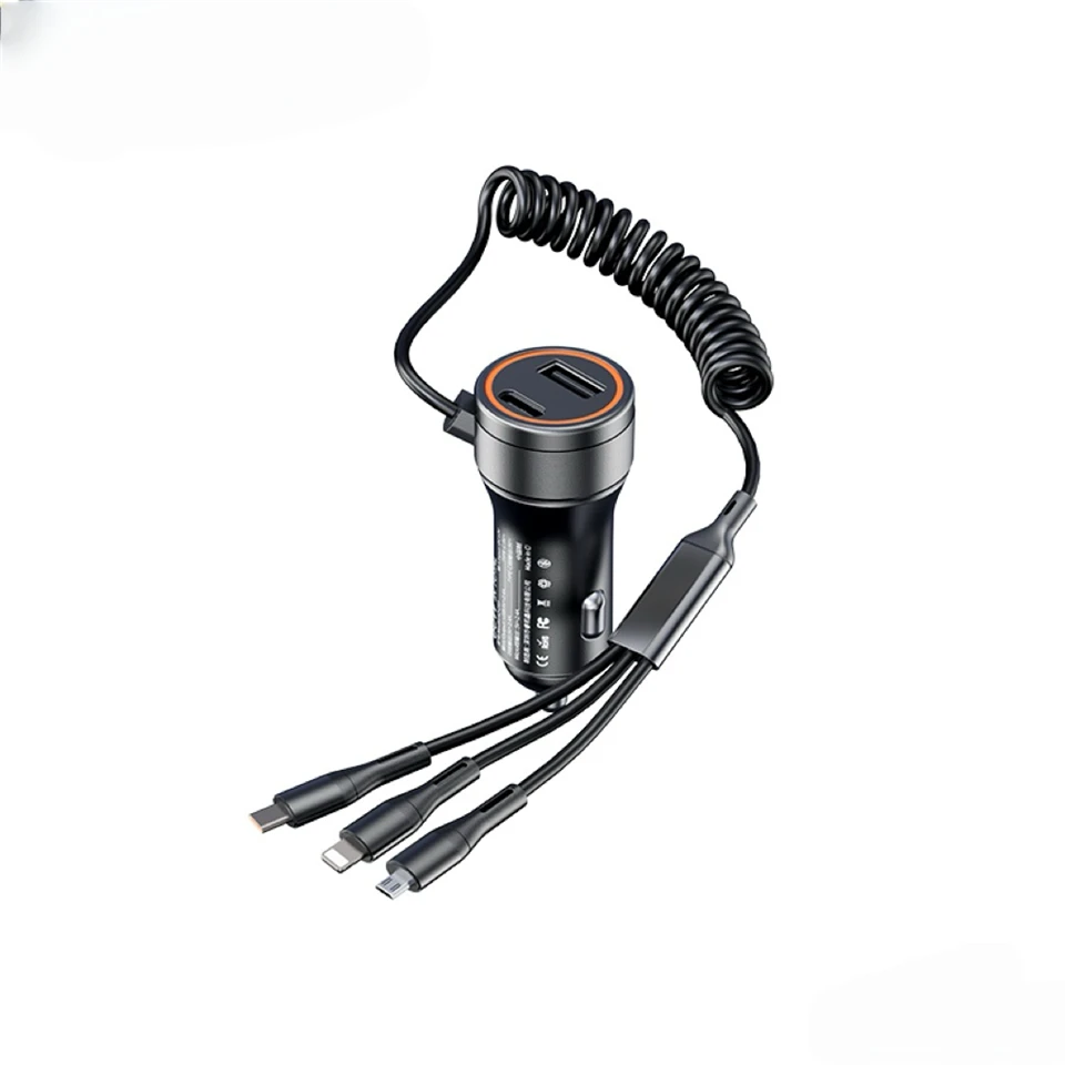 USB A And C Car Charger With Cable best